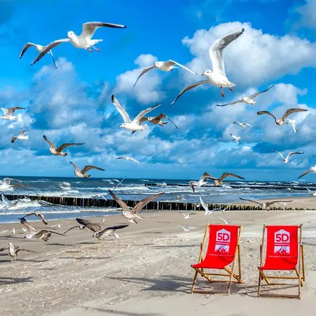 Lejlighed Rezydencja Niechorze 328 Z Z Basenem, Sauna, Jacuzzi Gratis, Przy Samej Plazy - 5D Apartments *