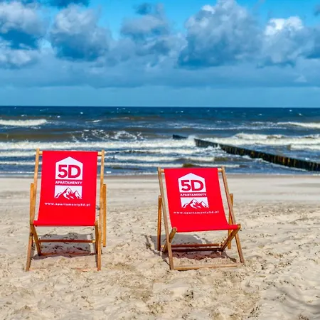 Rezydencja Niechorze 328 Z Z Basenem, Sauna, Jacuzzi Gratis, Przy Samej Plazy - 5D Apartments *