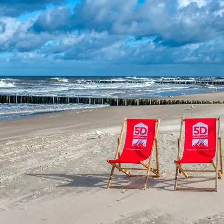 Rezydencja Niechorze 328 Z Z Basenem, Sauna, Jacuzzi Gratis, Przy Samej Plazy - 5D Apartments